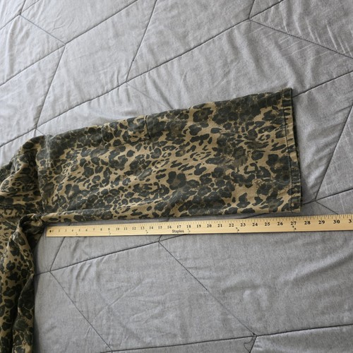 Mono para mujer Cider XS estampado de leopardo guepardo denim pierna extra ancha holgado - Imagen 13 de 17
