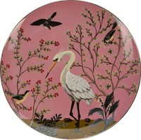 Teller Platte 26 Cm Speiseteller Essteller Vogel Dekoteller Dekoration Oriental