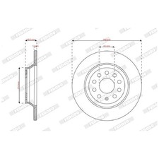 2x Bremsscheibe hinten für VW Tiguan BW2 | 26237768
