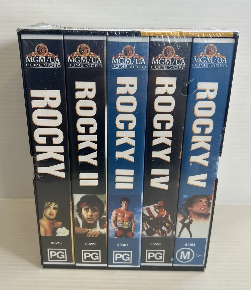 The Complete Rocky Collection 1-5 VHS from Sylvester Stallone NEW SEALED - Image 2 of 4