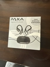 PAXA Ctbuds 2 in 1 Clip on Open Ear Headphones Wireless Earbuds, Black