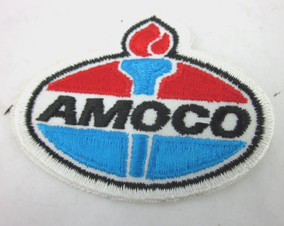 #ad #ad Vintage AMOCO Embroidered uniform Patch Hat Shirt 3 x2.5 American Oil Gas racing $4.90