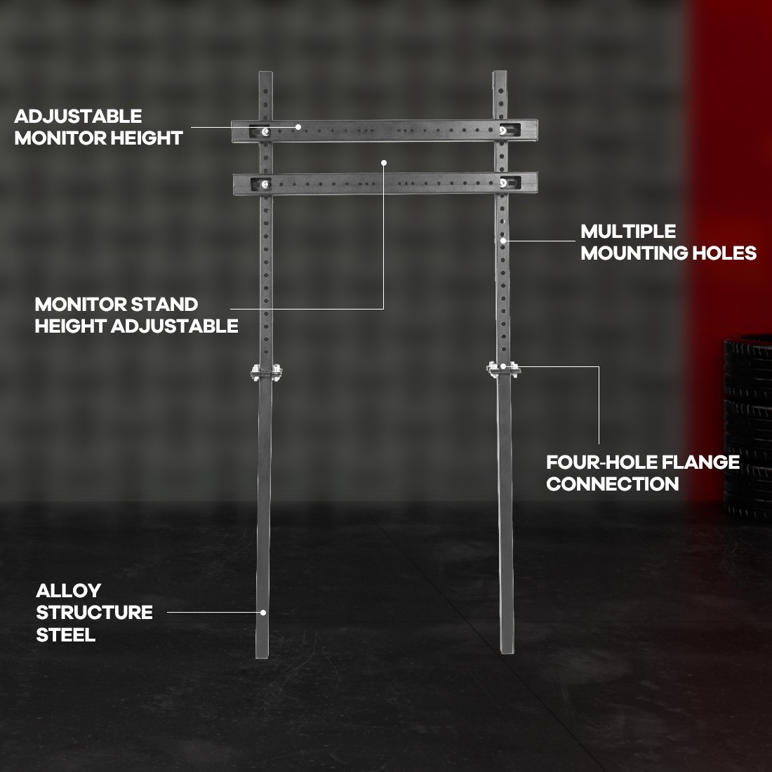 Zootopo Adjustable TV Position Monitor Stand  27 To 55 Inch For TV & PC Monitors