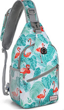 Sling Bag,Small Crossbody Sling Backpack,Water Resistant Shoulder Daypack for Tr