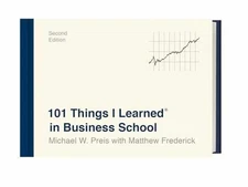 101 Things I Learned® in - Hardcover, by Preis Michael W.; - Acceptable p