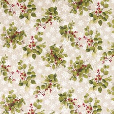 Tovaglia jacquard cotone rivestito SNOWLEAF Natale fiocchi di neve