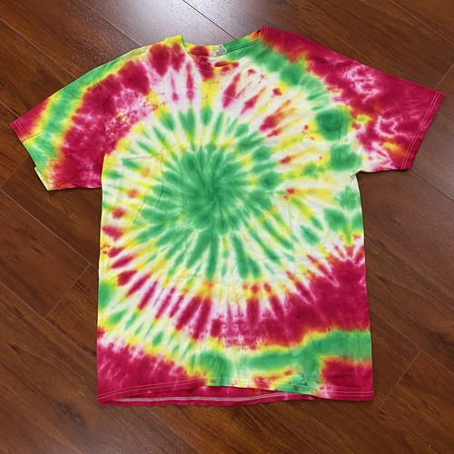 Camisa Psicodélica De Colección Y2K Tie Dye XL Fruta del Telar - Imagen 1 de 12