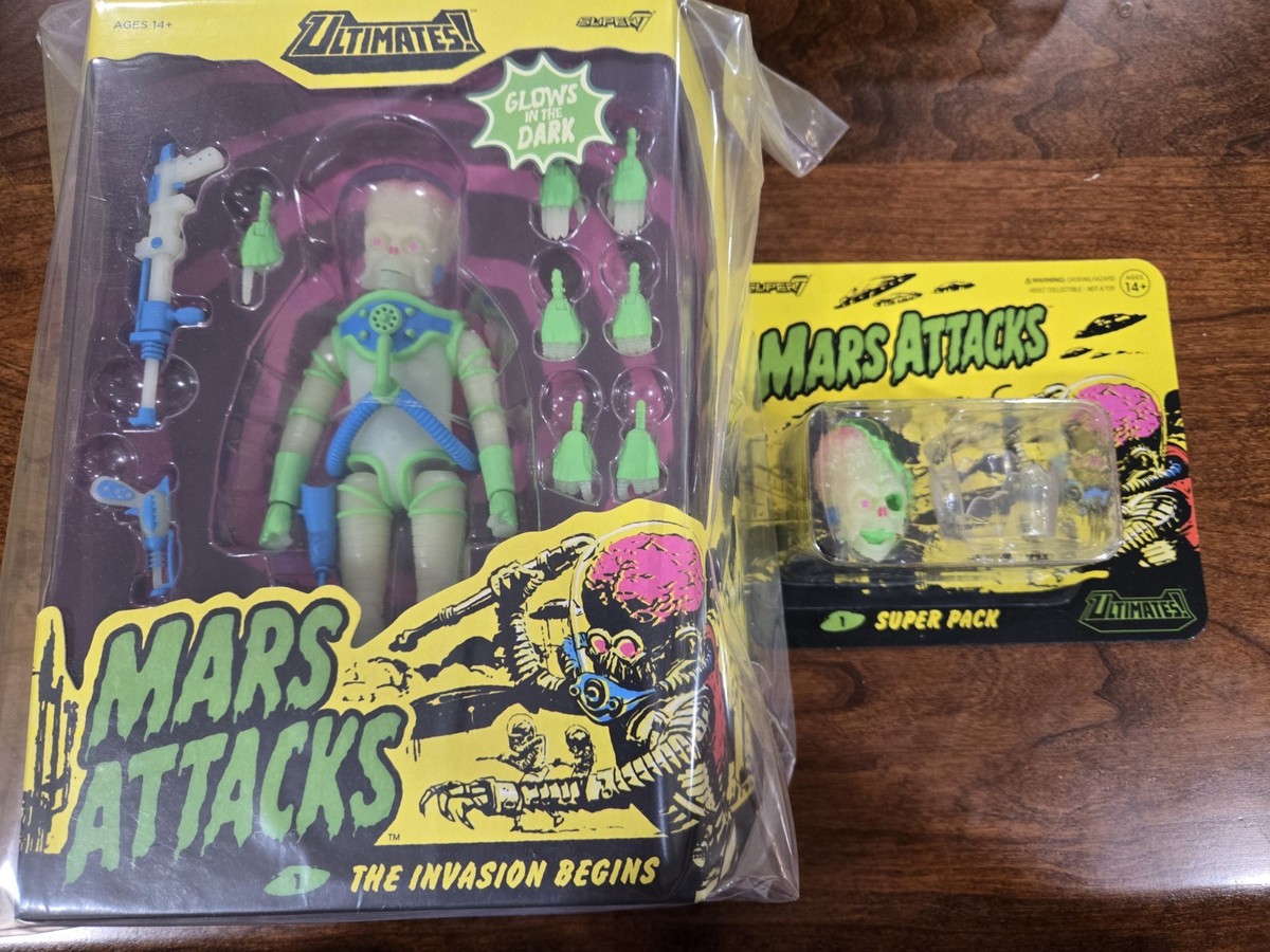 Super7 Mars Attacks! Ultimate Figure Martian Soldier Brand New