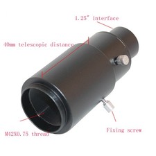 1.25" 2" Adjustable Extension Tube Metal for Astronomical Telescope Photography