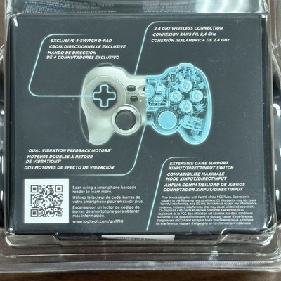 Logitech F710 (940000117) Wireless Gamepad Controller -Silver for