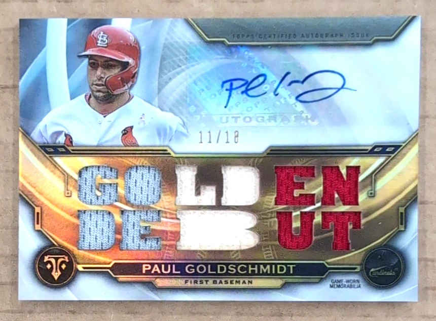 Paul Goldschmidt Autographed Baseball Cards for sale | eBay
