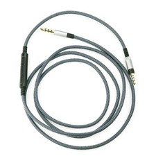 120/150cm Cable with Mic Volume Control Cord for Sennheiser Momentum headphone