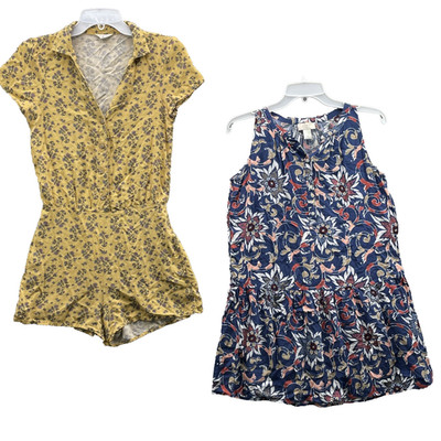 Loft Aeropostale Jumper Short Dress Lot of 2 Women's Small Floral Preppy Spring