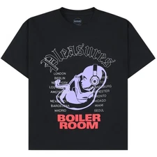 Pleasures Headphones T-Shirt Black 2025 Brand New Withtags