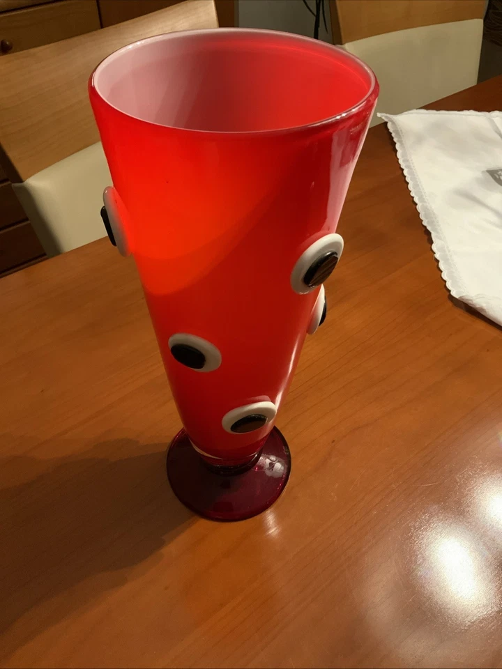 Vintage Vasen Rot - Bild 3 von 4