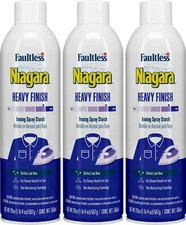 Faultless Niagara Heavy Finish Ironing Spray Starch 3 Pack