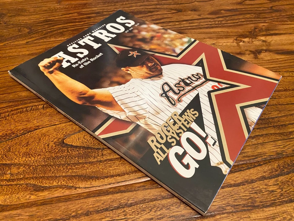 July 2006 Houston Astros Program Magazine Roger Clemens Re-Entry of the Rocket - Image 2 of 3