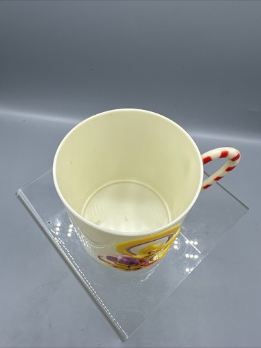 Vintage Christmas Cup Candle Mouse Singing Candy Cane Sterling House Plastic1985 - Picture 7 of 8
