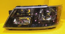 2009-2019 DODGE JOURNEY LEFT DRIVER SIDE BLACK BEZEL HALOGEN HEADLIGHT OEM USED 