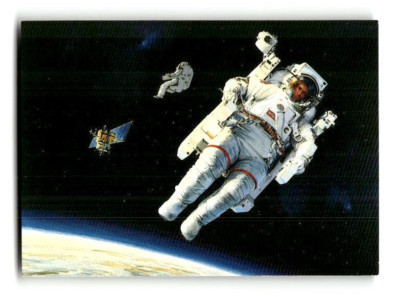 John Berkey Series Two Fantasy Art Trading Cards #76 Space Walk