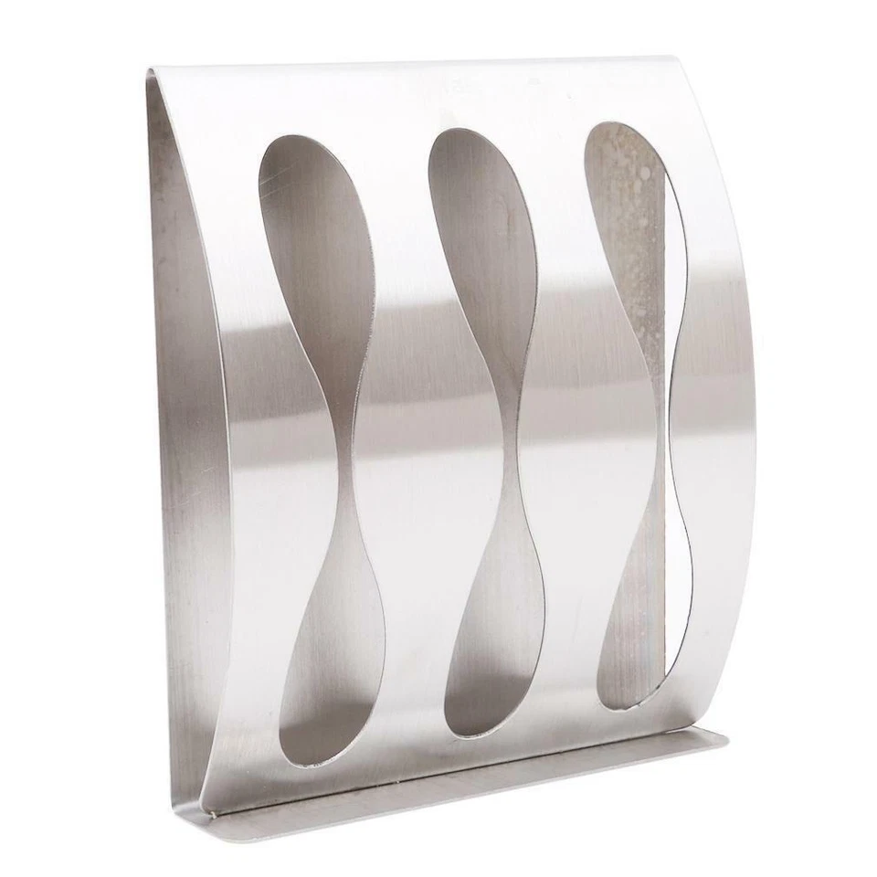 Toothbrush Wall Mount Holder Stainless Steel Suction Cups Bathroom Organizer - image 2 of 4