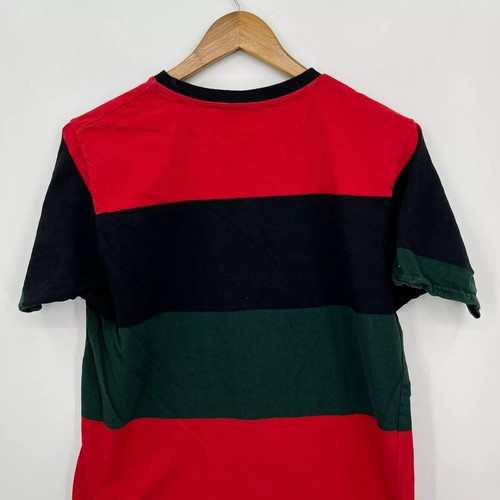 DGK T-Shirt Men's Size M Multicolor Striped Short Sleeve Crew Neck Skate Y2K - Picture 8 of 11