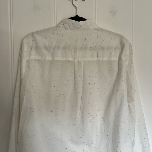 Beaufort & Blake Shirt Size Large White Fleck Pattern Cotton Blend Portugal - Picture 6 of 11