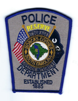 Moncks Corner (Berkeley County) SC South Carolina Police RESERVE patch - NEW!