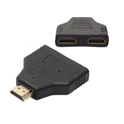 F63 HDMI Splitter 1x2, 4K 1080P 3D HDCP, HDMI-Verteilersplitter für TV Monitor