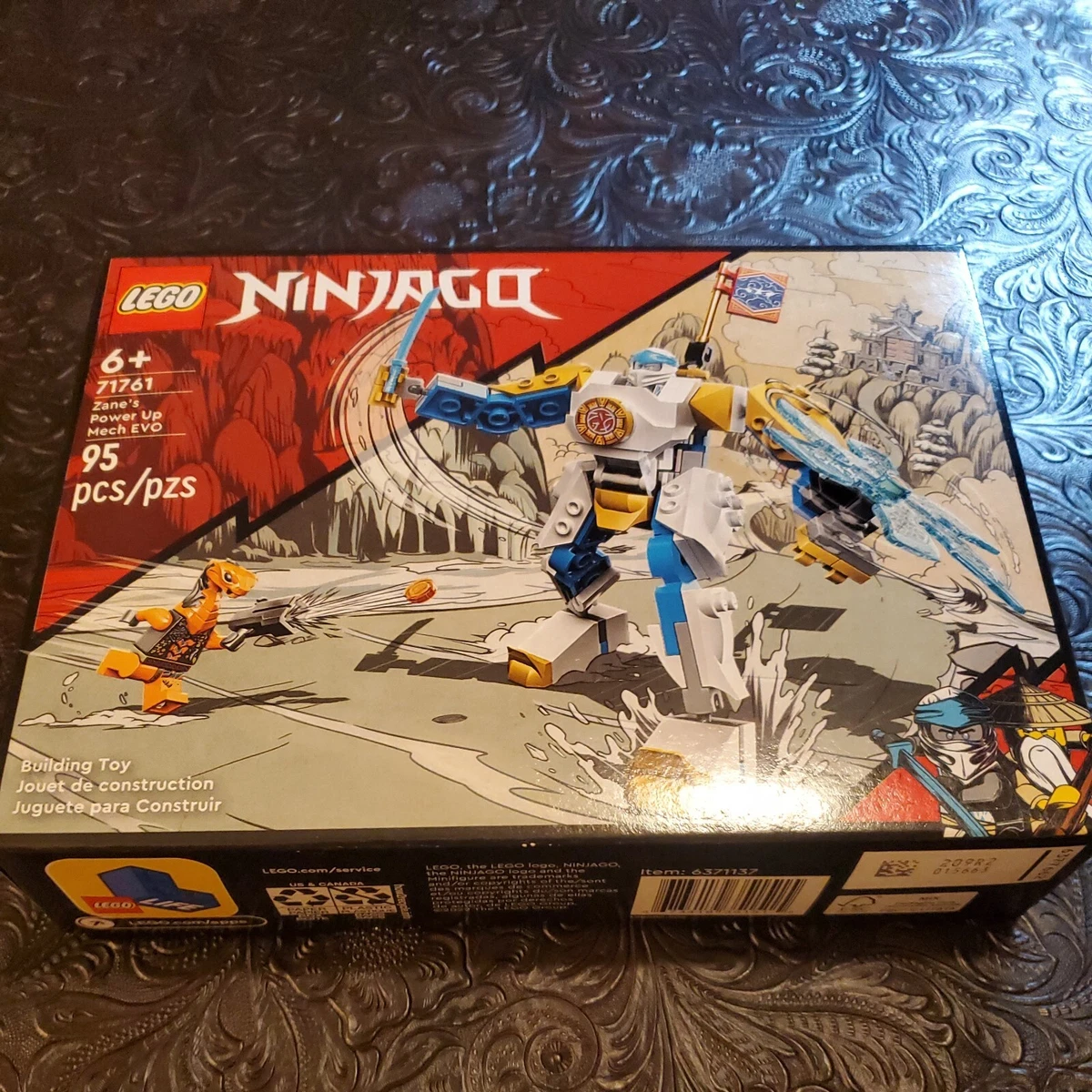 LEGO Zane s Power Up Mech EVO NINJAGO 71761 Building Kit 95 Pcs