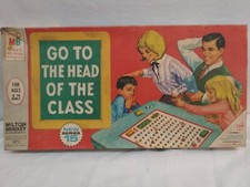 GO TO THE HEAD OF THE CLASS VINTAGE 1967 BOARD GAME