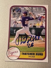 LSU Tigers THATCHER HURD Signed Card