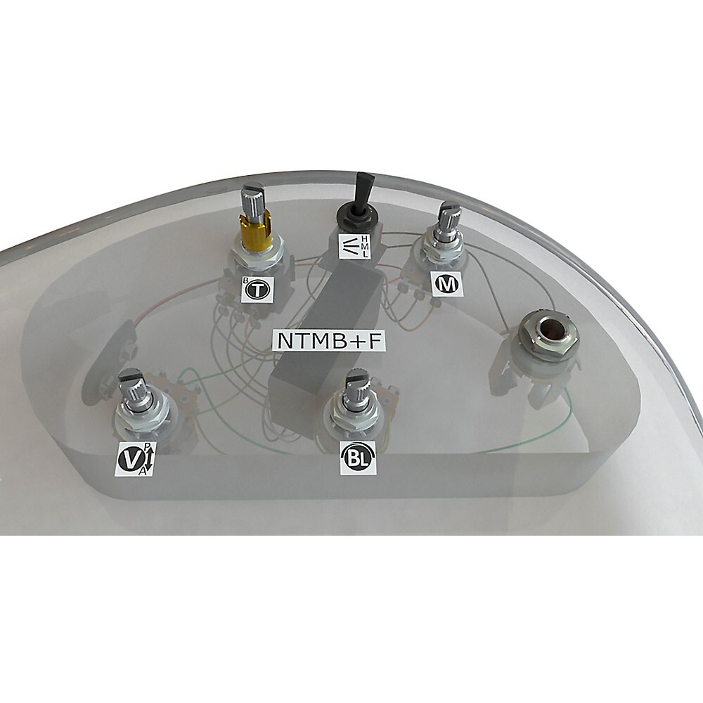 Bartolini HR-4.7AP/918 3-полосный предусилитель NTMB+F, 4 регулятора, 1 переключатель