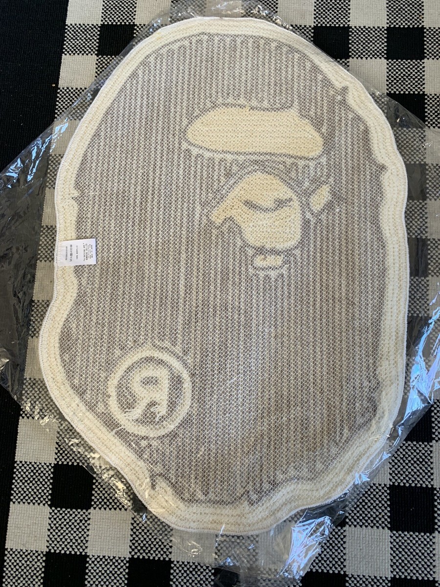 A Bathing Ape Head Rug Mat Bape Logo. NEW | eBay