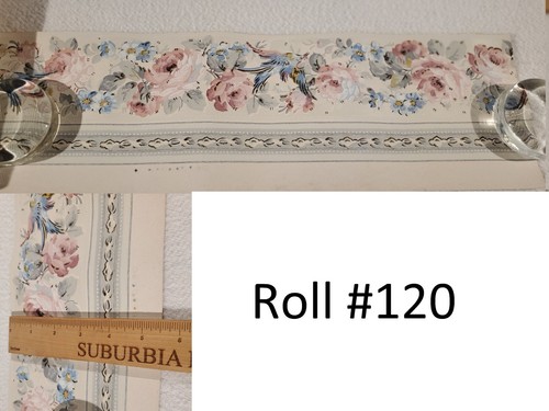 Vtg Mid Century 1950s Partial Wallpaper Mini Rolls ~ See Pics for Variations - Picture 7 of 8