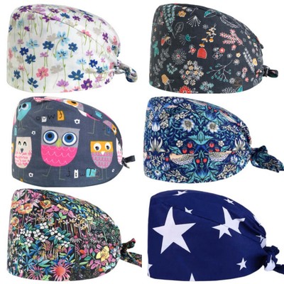 CUFFIA Chirurgica Scrub con Bottoni Unisex Ospedale Medico Infermiere NUOVA  Nave da USA | eBay