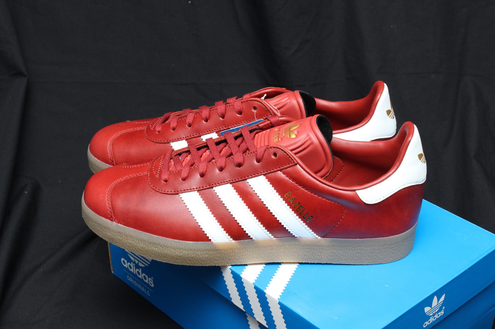 ADIDAS GAZELLE MYSTERY RED/WHITE/GOLD BZ0025