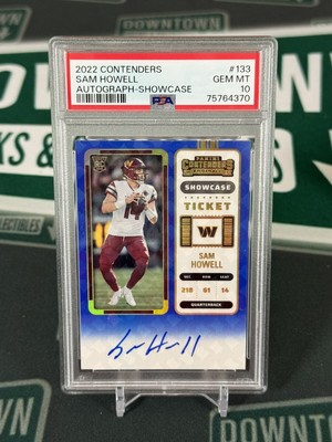 2022 Contenders Optic Sam Howell Showcase Ticket Auto No. 133 RC 