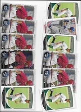 LOT OF 25 CHRIS BOSTICK CARDS ROOKIES  WASHINGTON NATIONALS RANGERS ATHLETICS