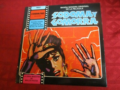 LP OST MIKLOS ROZSA Sodoma y Gomorra 1s/p STEREO RCA SPA 1972 MINT