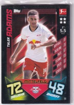 Match Attax 19/20 Bundesliga 2019-20 Nr. 196 Tyler Adams