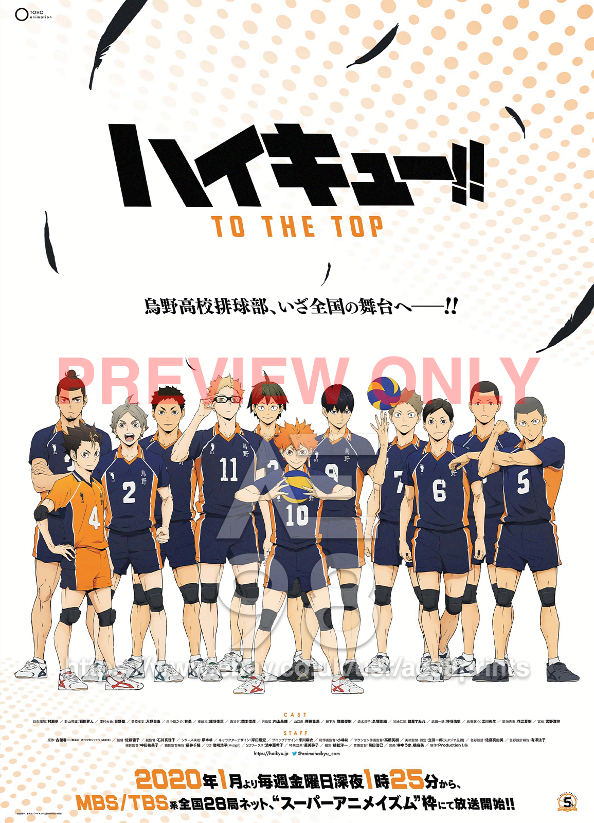 Haikyuu To The Top Posters for Sale