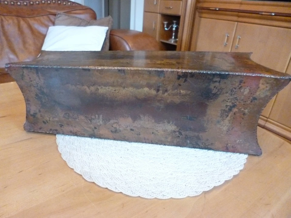 Moderne Designer Kupfer-Vase,massiv,4,2kg,Sahne-Stück !!! - Bild 2 von 4