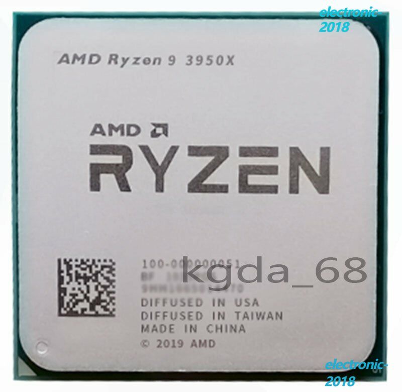 AMD Ryzen 9 3950X R9 3950X 3.5-4.7GHz 16CORE 32Thr 105W Socket AM4