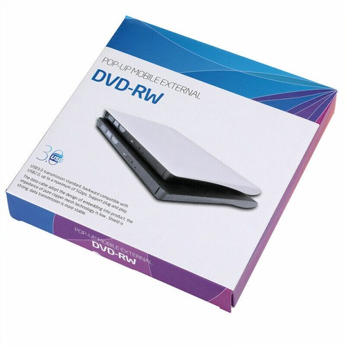 Combo de Quemador de disco Lector De DVD CD USB 3.0 Externo Para Laptop PC - Picture 12 of 12