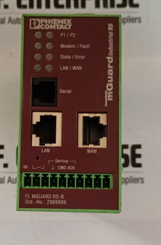 FL MGUARD RS-B PHOENIX CONTACT USED Ord No.2989899 FL MGUARDRSB