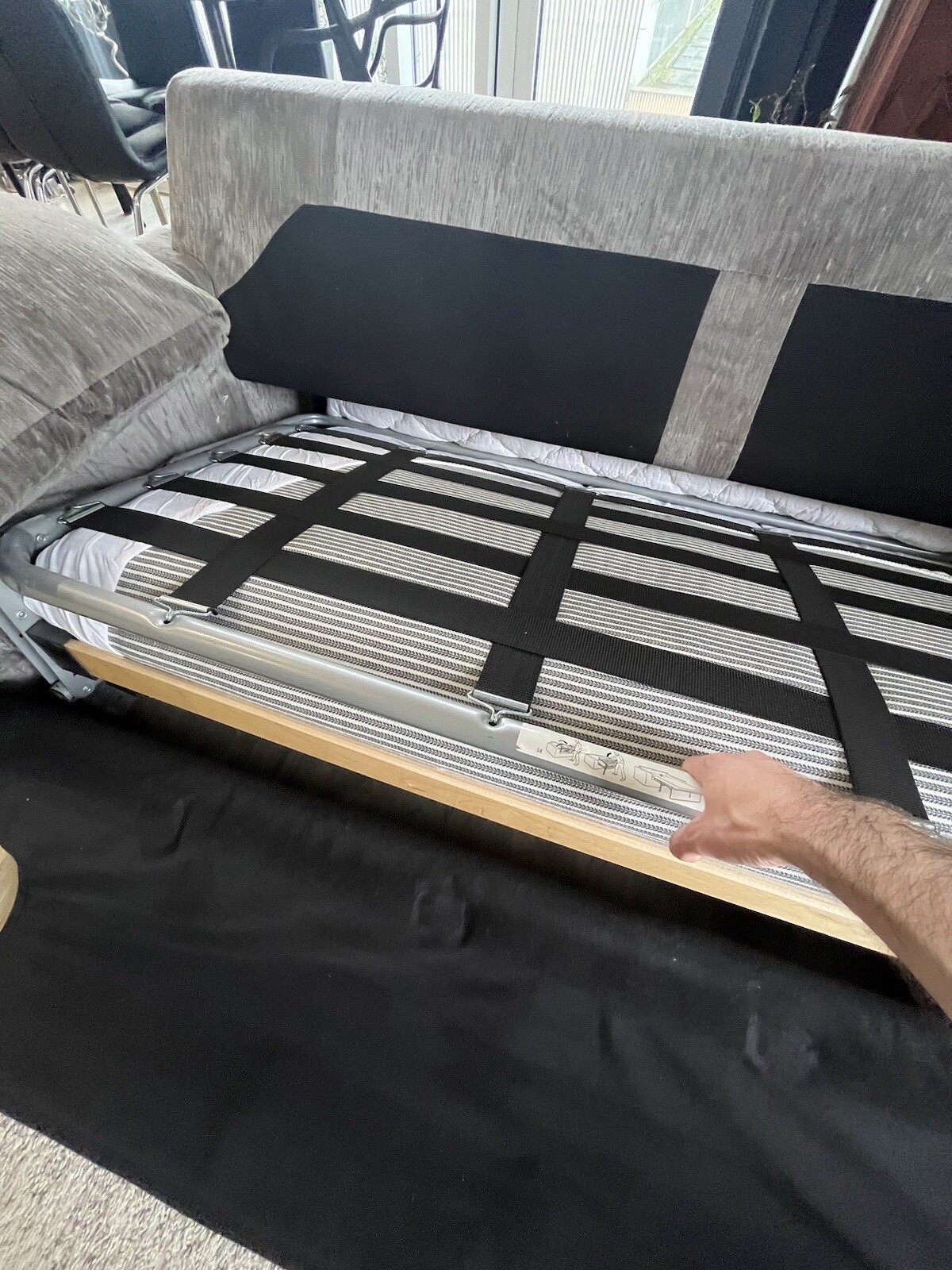 Sofology Coco 3Seater Sofa Bed and Foot Stool with storage eBay