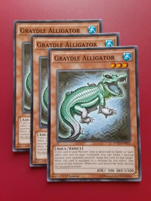 Yugioh Graydle Deck Core Set DOCS Slime Cobra Eagle Alligator Impact Split  NM