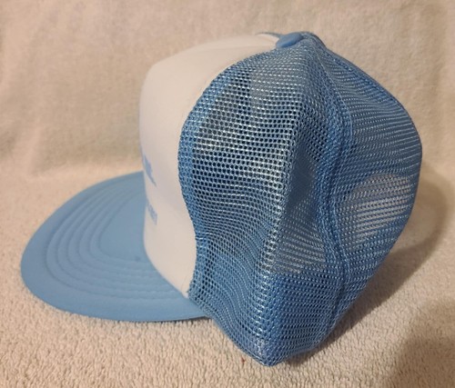 Vtg 80s Baby Blue Trucker Hat Tri-State Chemical Valve Mesh Piping Specialist - Picture 8 of 18