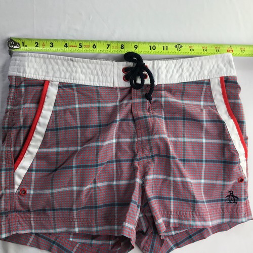 PENGUIN by MUNSING Wear Shorts Plaid Red Blue. Size Men's 31. - Picture 7 of 10